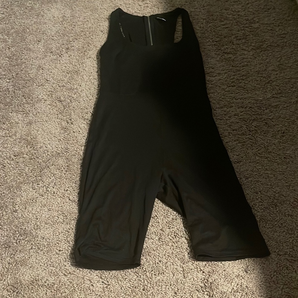 Black short jumpsuit